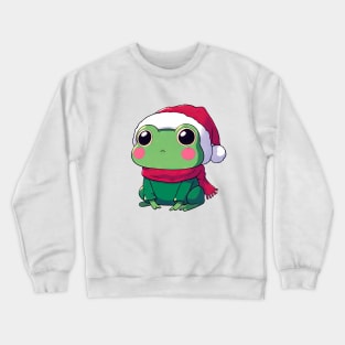 Cute Christmas Frog Crewneck Sweatshirt